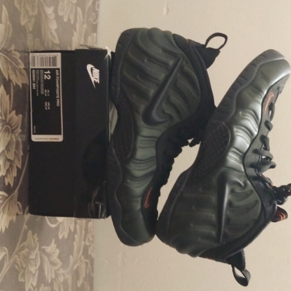 Air Foamposite Pro Sequoia green Size 12